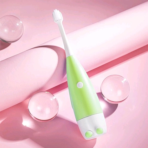 V-Tech Adult Battery-Operated Waterproof Electric Toothbrush with Bonus Replacement Head