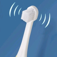 V-Tech Adult Battery-Operated Waterproof Electric Toothbrush with Bonus Replacement Head