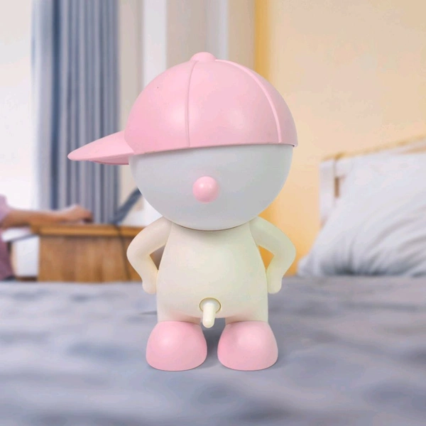AVM Cute Cartoon LED Desk Night Light – Portable USB Rechargeable Reading Lamp with Flexible Design