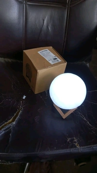 AVM Moon Night Lamp with Stand – Perfect Bedroom Decor (15x13 cm)