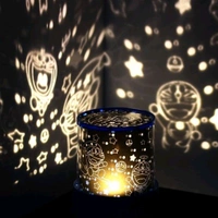 AVM LED Projector Night Light for Kids - Rotating Music Lamp for Bedroom Decor