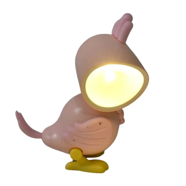 AVM Magnetic Parrot Shape Night lamp Mini Nightlight Portable LED Desk Lamp for Kids Bedroom, Battery-Operated Night Lamp for Home / Reading Table (Battery Included / 1 Pc)
