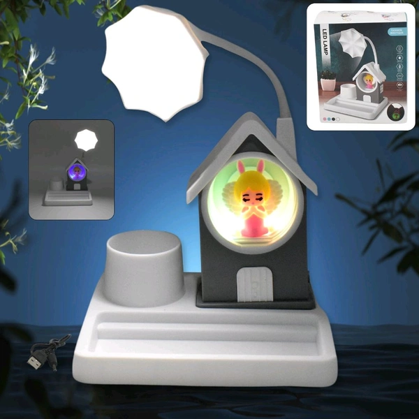 Cute Cartoon LED Desk Lamp with Flexible Design – Perfect for Reading and Relaxation