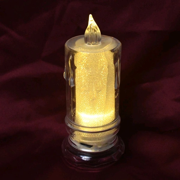 AVM Flameless LED Tea Light Candle for Christmas & Diwali Decor - Smokeless, Safe & Stylish