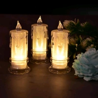 AVM Flameless LED Tea Light Candle for Christmas & Diwali Decor - Smokeless, Safe & Stylish