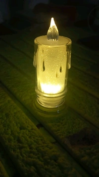 AVM Flameless LED Tea Light Candle for Christmas & Diwali Decor - Smokeless, Safe & Stylish