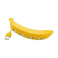 V-Core Banana-Shaped 4-Port USB Hub – Fun & Functional USB 2.0 Splitter for PC & Laptop