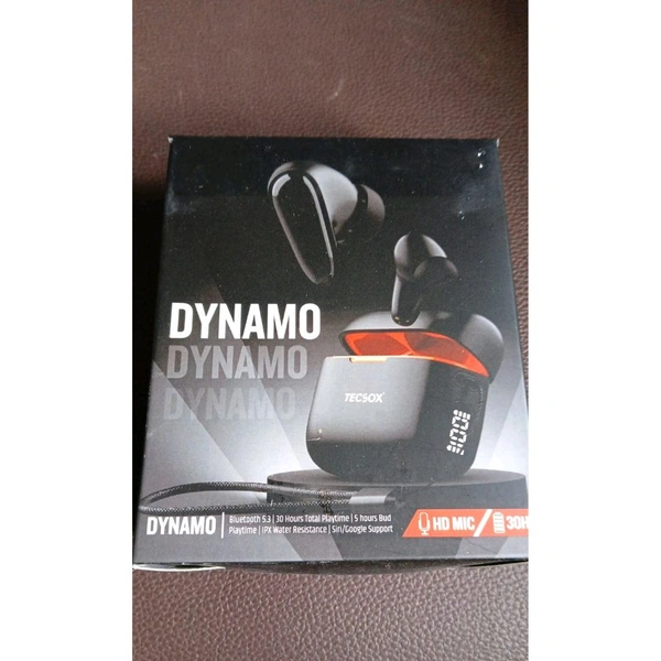 Dynamo Bluetooth Earbuds | 30-Hour Playtime, High Bass, IPX Water-Resistant