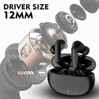 TWS Wireless Bluetooth Fire TWS Earbuds | 30-Hour Battery, Powerful Bass, USB-C Charging