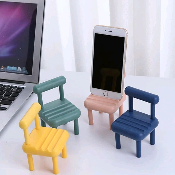 COMBO Universal Cell Phone Holder - Mini Chair Stand for Desktop Compatibility with All Phones (2PCS)