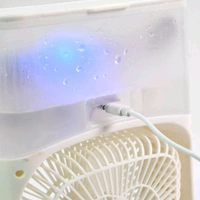 AVM 2-in-1 Portable Fan with Humidifier | 3 Mist Levels, 3 Fan Speeds, USB Powered Mini Air Cooler