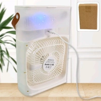 AVM 2-in-1 Portable Fan with Humidifier | 3 Mist Levels, 3 Fan Speeds, USB Powered Mini Air Cooler