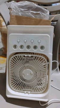 AVM 2-in-1 Portable Fan with Humidifier | 3 Mist Levels, 3 Fan Speeds, USB Powered Mini Air Cooler