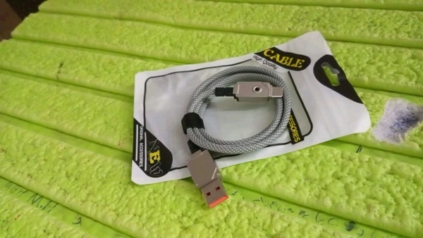 V-Tech Type C data cable Fast Charging Cable, Data Transfer Cable For All C Type Mobile Use (1 Mtr. / 1 Pc)