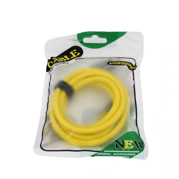 V-Tech Type C data cable Fast Charging, Data Transfer Cable, Cable For All C Type Mobile Use With Light (1 Mtr. / 1 Pc)