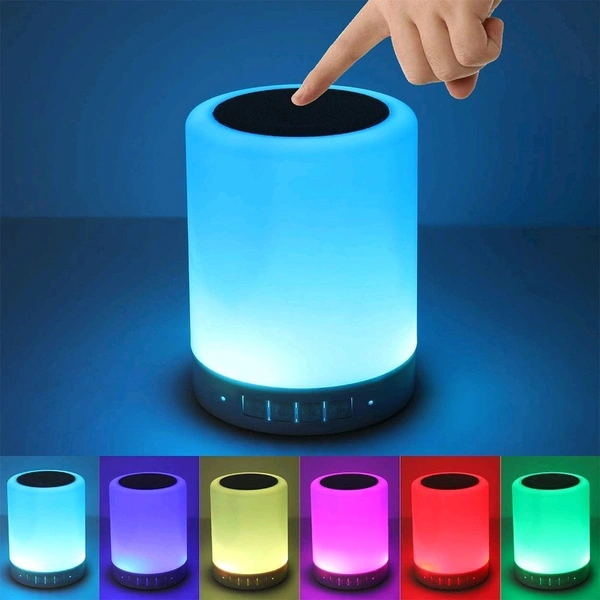 V-Tech Wireless Night Light LED Touch Lamp Speaker Bluetooth speaker BT speaker