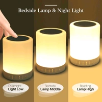 V-Tech Wireless Night Light LED Touch Lamp Speaker Bluetooth speaker BT speaker