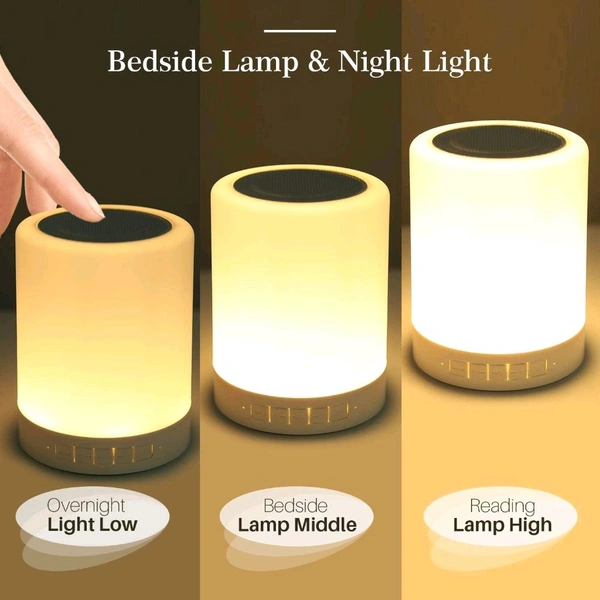 V-Tech Wireless Night Light LED Touch Lamp Speaker Bluetooth speaker BT speaker