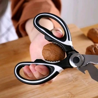 Viva 3 in1 Multi-Function Kitchen Household for Vegetables, Fruit, Cheese & Meat Slices with Bottle Opener Stainless Steel Sea Food Scissor (1 Pc )