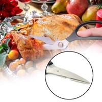 Viva 3 in1 Multi-Function Kitchen Household for Vegetables, Fruit, Cheese & Meat Slices with Bottle Opener Stainless Steel Sea Food Scissor (1 Pc )