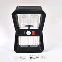 Viva Solar Wall Lantern Light with 3 Modes & Motion Sensor