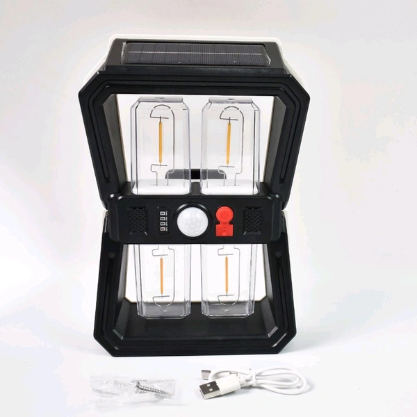 Viva Solar Wall Lantern Light with 3 Modes & Motion Sensor