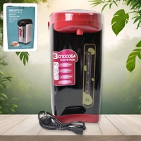V-Tech Electric Airport Thermos Kettle Thermo Pot, High Power, Stainless steel thermal insulation water bottle boiling Household kettle (1000W / 8 Ltr.)