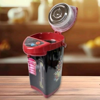 V-Tech Electric Airport Thermos Kettle Thermo Pot, High Power, Stainless steel thermal insulation water bottle boiling Household kettle (1000W / 8 Ltr.)