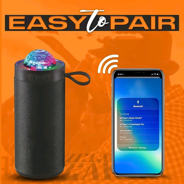 Audial 3D Disco Light Sound Bluetooth Speaker PORTABLE BLUETOOTH SPEAKER