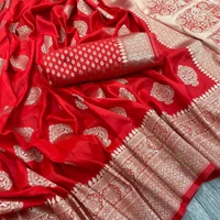 Pure Silk Saree For Marriage - red, 5.50m