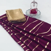 Pure Satin Silk Saree - 5.5mts, 11 colour(check pics)