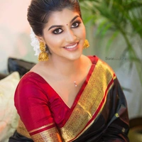 The Pure Kanchipuram Saree - black, 5.50mtrs