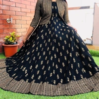 Anarkali Kurtis - white, M L XL XXL