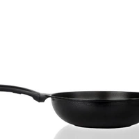 Chefline Corporation  JAYEED BASIC XYLAN PLUS COATING WOKPAN (28 CM), NON-STICK, MADE IN SOUTH KOREA - black, 28 cm