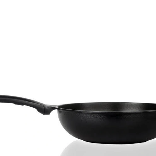 Chefline Corporation  JAYEED BASIC XYLAN PLUS COATING WOKPAN (28 CM), NON-STICK, MADE IN SOUTH KOREA - black, 28 cm
