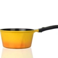 Chefline Corporation  ECO-LITE SAUCEPAN 18 CM, CHEFLINE DIAMOND CERAMIC, NON-STICK, MADE IN SOUTH KOREA - yellow , 18 cm