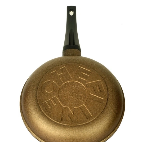 CHEFLINE STARK FRYPAN (GOLD), NON-STICK, MADE IN SOUTH KOREA - 28 cm, gold
