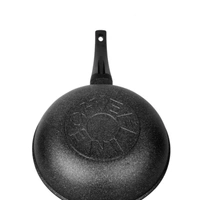 Chefline Corporation  CHEFLINE STARK WOKPAN (SILVER), NON-STICK, MADE IN SOUTH KOREA - silver, 28 cm