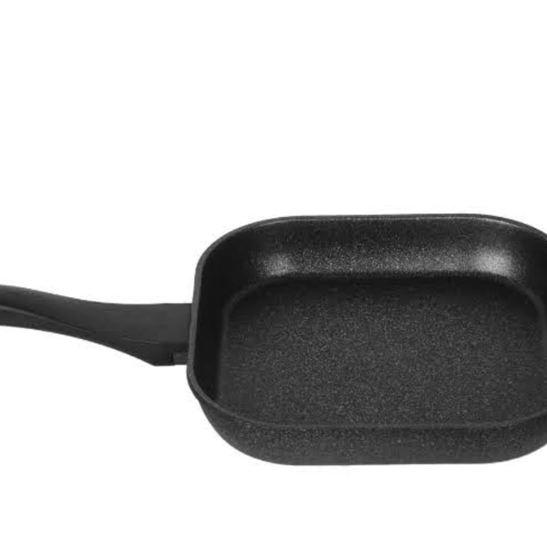 Chefline Corporation  CHEFLINE STARK FRYPAN - SQUARE (27 CM) (SILVER), NON-STICK, MADE IN SOUTH KOREA - silver, 27 cm