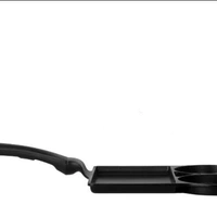 Chefline Corporation  3 HOLE EGG CASTING MOUSE FRYING PAN, NON-STICK, MADE IN SOUTH KOREA  - black, 27 cm 