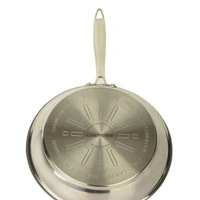 Chefline Corporation  VEIET BOTTOM 5 PLY FRYPAN, CHEFLINE, NON-STICK, MADE IN SOUTH KOREA - silver stainless steel , 28 cm 