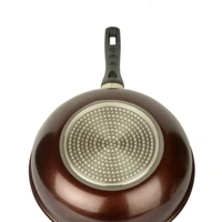 Chefline Corporation  DIAMOND INDUCTION WOKPAN, CHEFLINE, NON-STICK, MADE IN SOUTH KOREA - red, 24 cm