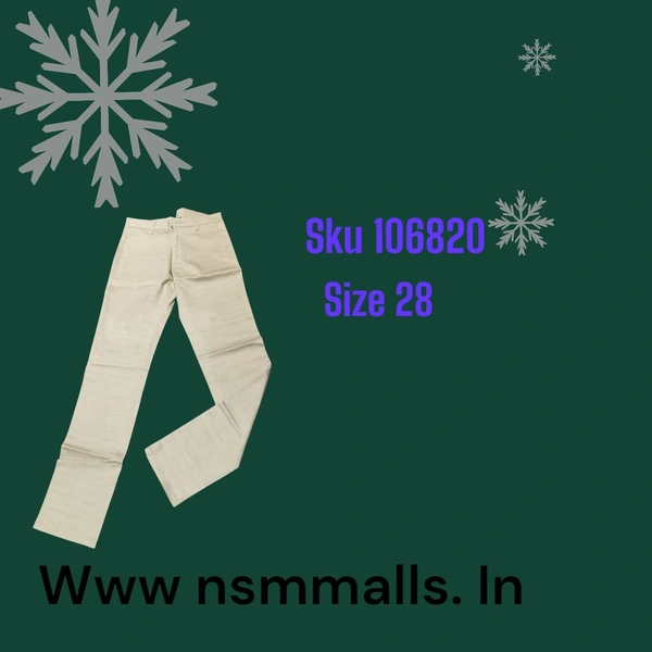 COPPER COTTON PANT-SKU-106820-28 - 28