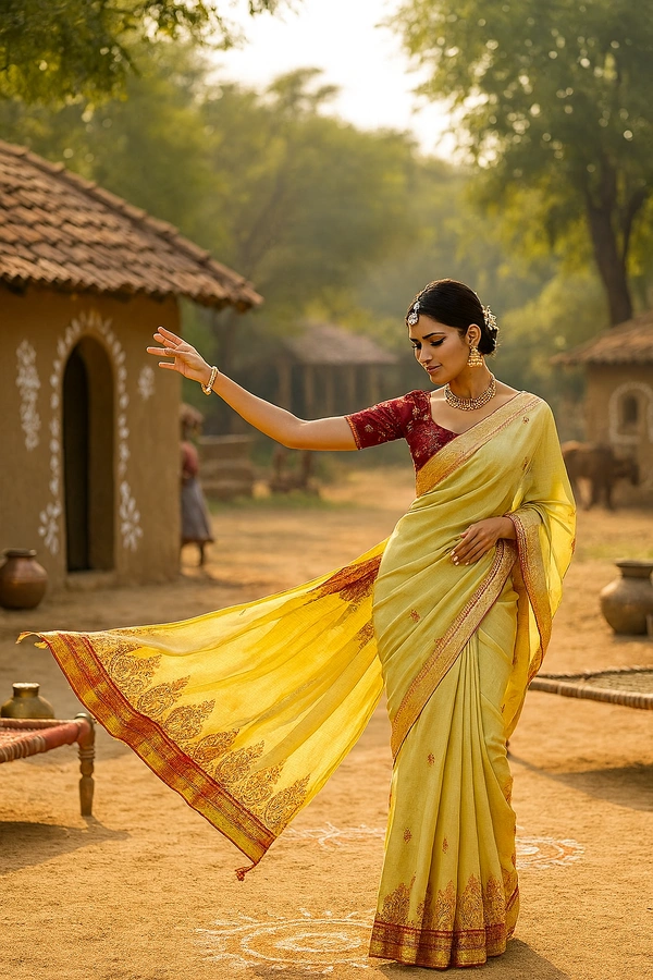 COTTON SAREE-SKU-200001352