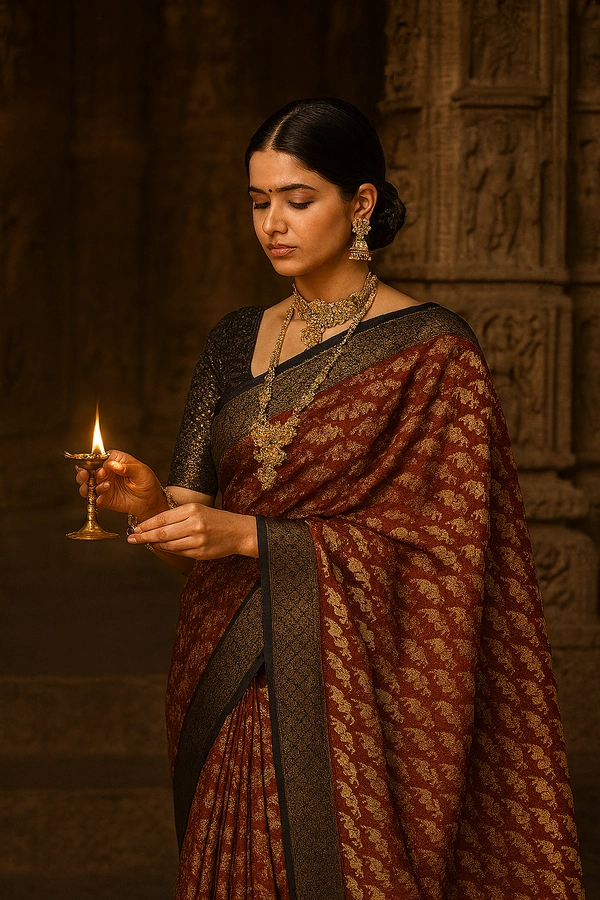 UYICO  Fancy Saree -sku-200002690