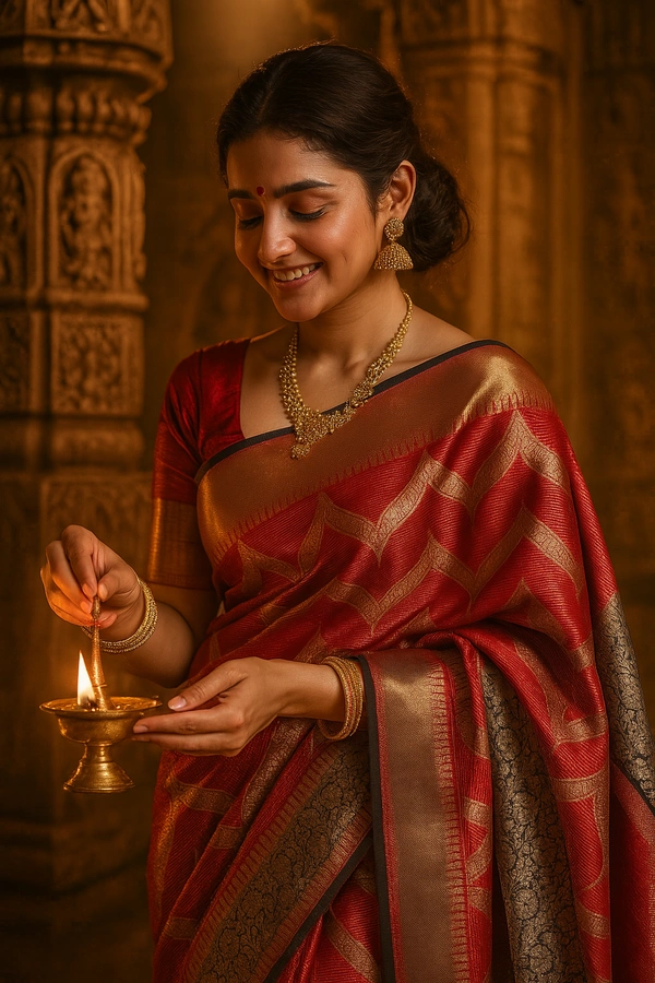 Ashok Fancey Saree-sku-200002330