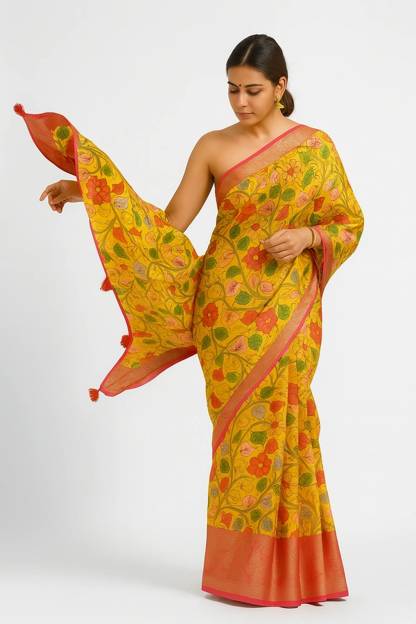 Gsr Fancy Saree -sku-200001201