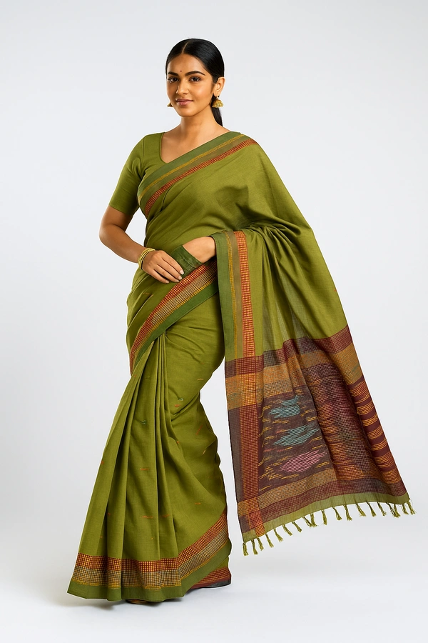 COTTON SAREE-SKU-200001343