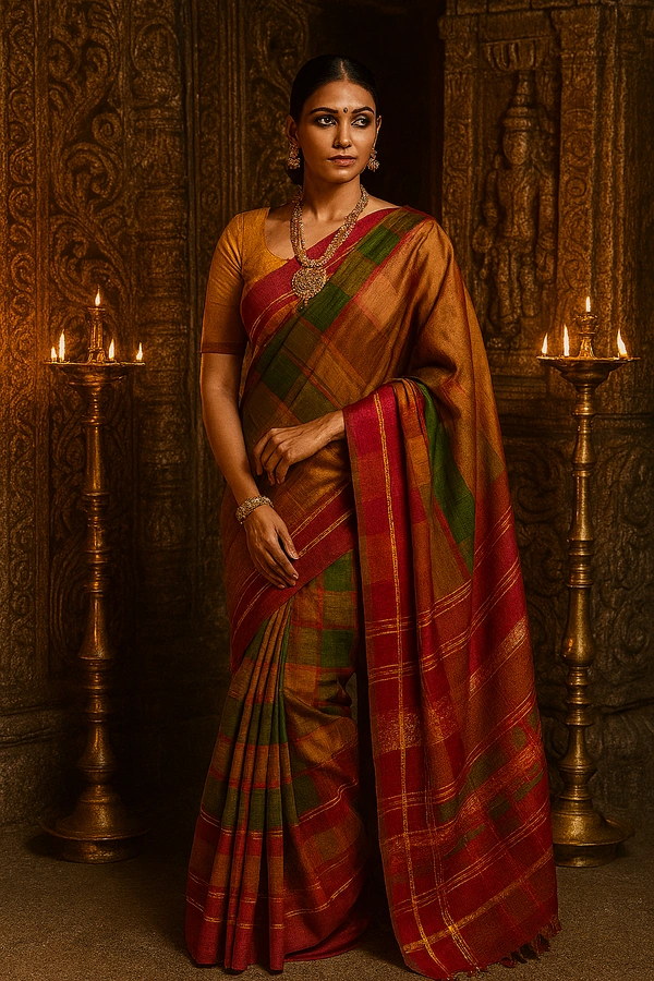 COTTON SAREE-SKU-200001399