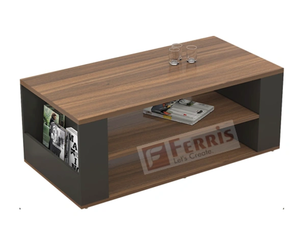 Ferris CENTRE TABLE F-CT-001 - Teak,Black,, 1200x600x450 MM.
